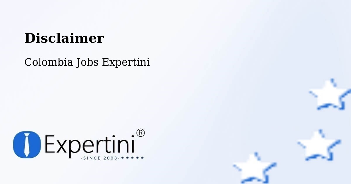 Disclaimer - Colombia Jobs Expertini